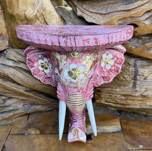 Wood elephant head - elephant,