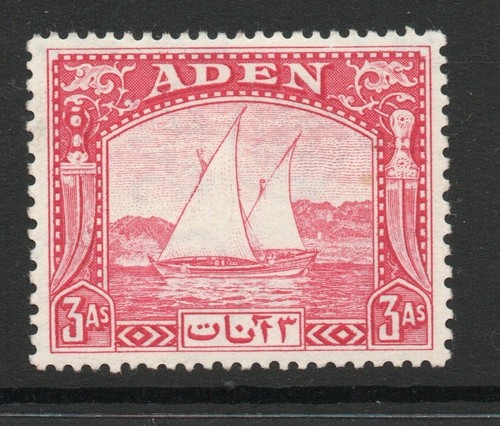 Aden 1937 dhows carmine - aden, sg