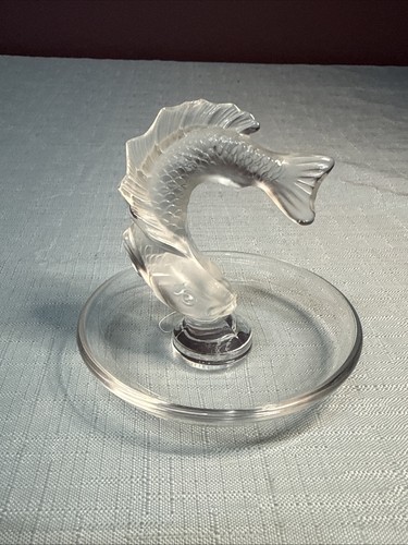 Vintage lalique crystal koi - vintage,