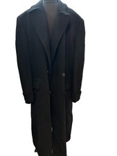 Hermes Cashmere Coat In Black