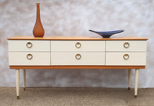 Vintage Retro Schreiber Teak Sideboard  / Chest Of Drawers