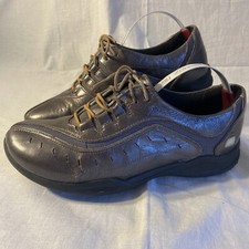 Clarks Wave Pewter Shoes Lace
