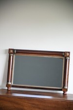 Antique Rosewood Gilt Overmantle Wall Mirror
