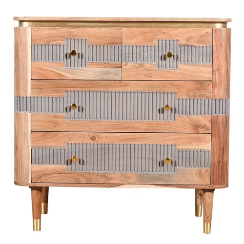 Alicia acacia wood drawers - alicia,