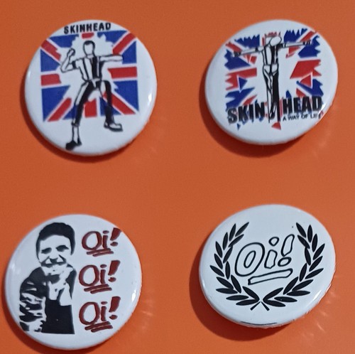Skinhead badge set 4 - set,