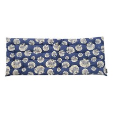 2x Navy Indian Shell Bench