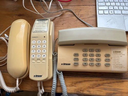 Vintage corded telephones - vintage,