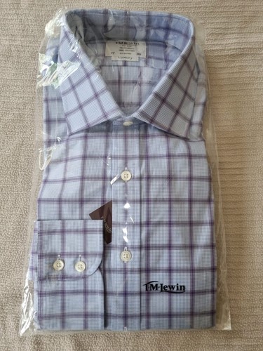 Lewin dress shirt blue - dress,