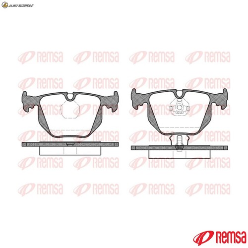 Brake pad set disc brake