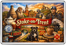 Stoke on Trent Fridge Magnet