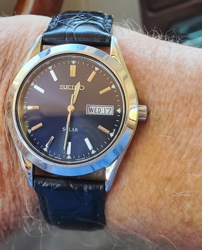 Seiko solar silver - solar, men's