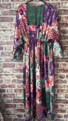 Boho paisley patchwork maxi - boho,