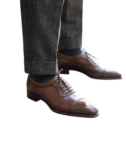 Handmade brown genuine leather - handmade,