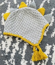 Next knitted dinosaur hat 3-6 months (rrp £12.00)