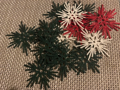 Vintage green hand crochet - hand,
