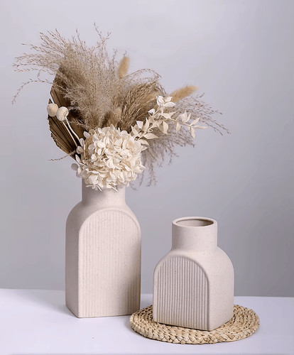 Modern minimalist ceramic vase - minimalist,
