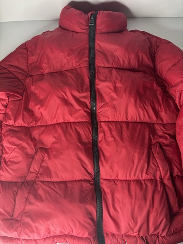 Zara man denimwear - red, puffer