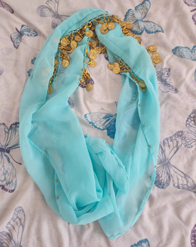 Women blue chiffon - women’s,