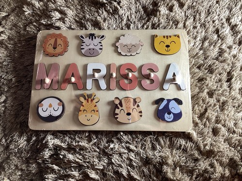 Child name wooden jigsaw - child’s,