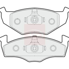 APEC Brake Pad Set, disc brake
