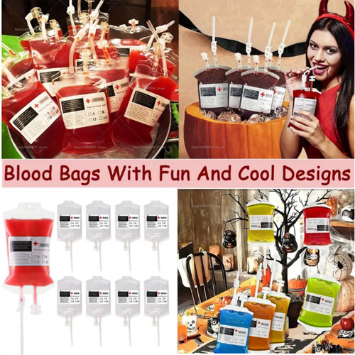 Blood bag for - blood, drinks