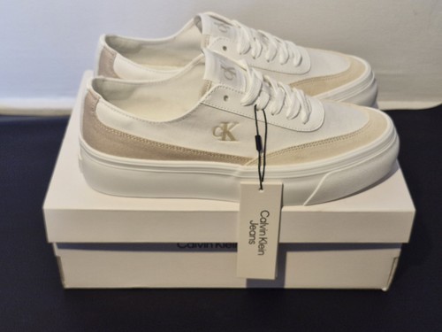 Calvin klein white vulcanised - calvin,