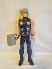 Marvel Avengers 12" Titan Hero Thor Figure With Hammer