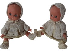Vintage Roddy Twin Baby Dolls with Knitted Outfits Made in England
