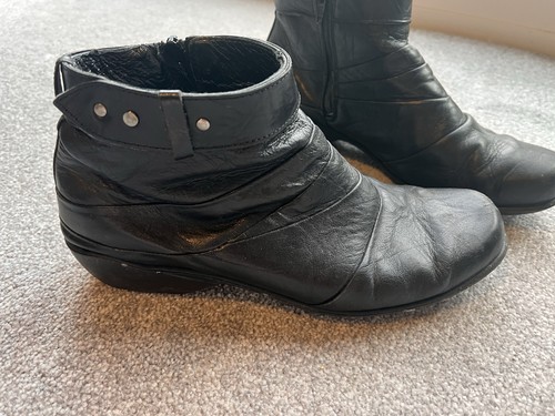 Black leather size uk - leather,