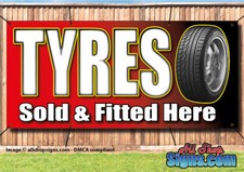 Tyres banner banners - banner, outdoor