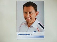 FREDERIC MICLOTTE SKODA FABIA S2000 VOLKSWAGEN WRC OFFICIAL PHOTOCARD