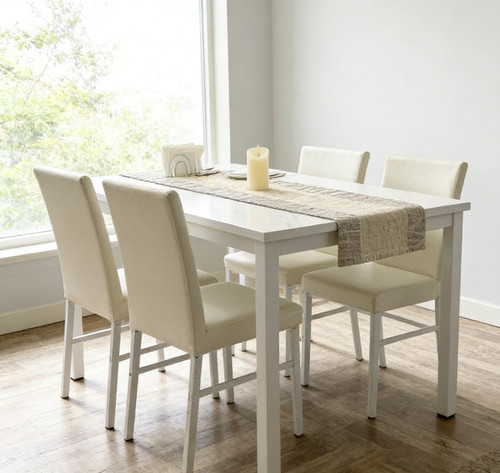 Piece faux marble dining - 5,