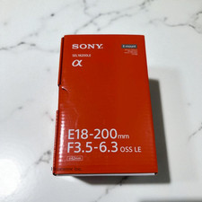 SONY E 18-200mm F3.5-6.3 OSS