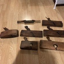 Antique old carpentry planes