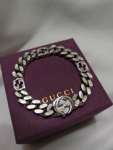 Gucci silver gourmette chain - silver,