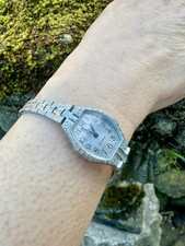 Vintage Women’s Stainless Steel Luch Mechanical Cocktail Watch 