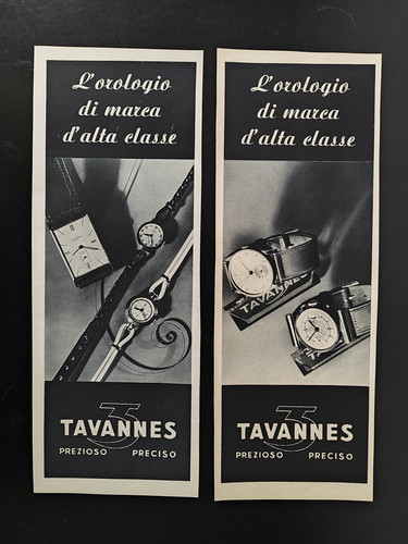 Tavannes precise and - and, punctual
