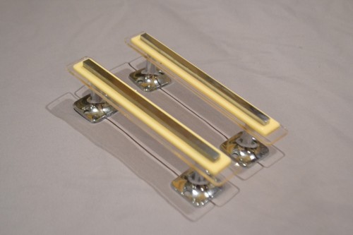 Vintage chrome perspex - 2, x