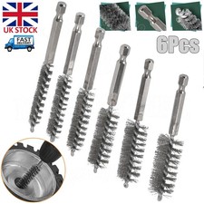 6 X Stainless Steel Wire Brush