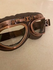 Vintage style Motorcycle classic open top car Goggles old flying aviator goggle