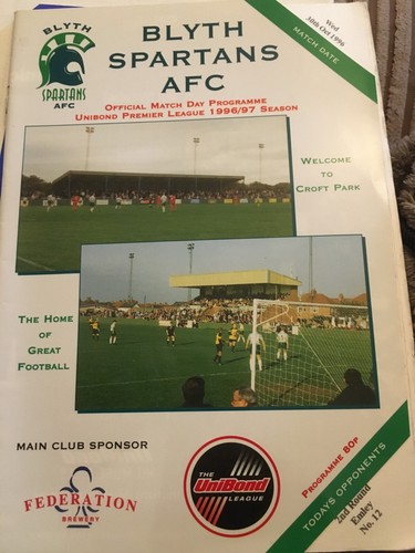 Blyth spartans emley 1996 97 - spartans,
