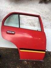 Toyota Starlet 5 Doors Rear  Driver Side Door In Red , Shell Only
