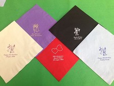 120 Personalised Napkins /