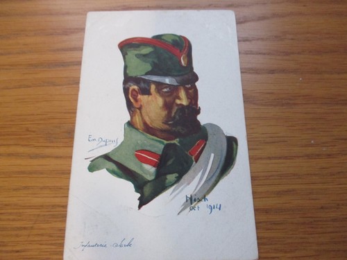 1918 artist signed - 1918, french
