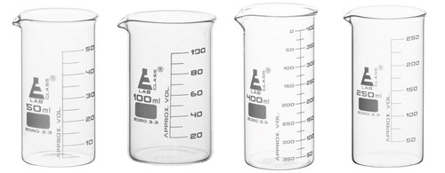 Tall form glass beakers - form,
