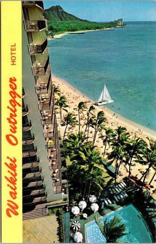 Postcard waikiki beach - postcard, hi