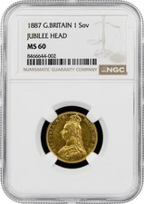 1887 Britain Full Sovereign