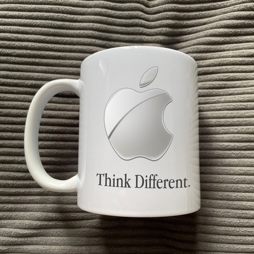 Retro apple 2007 logo think - 2007,