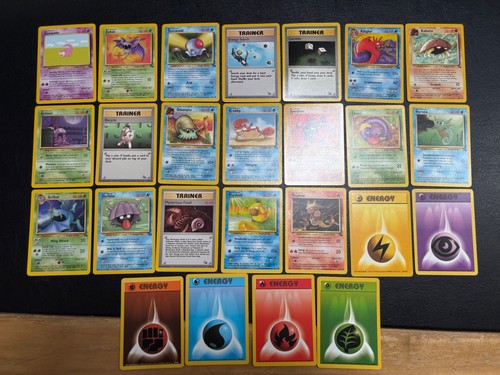 Wotc 1999 pokemon fossil - wotc, base