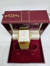 Rotary Watch Vintage men Gold